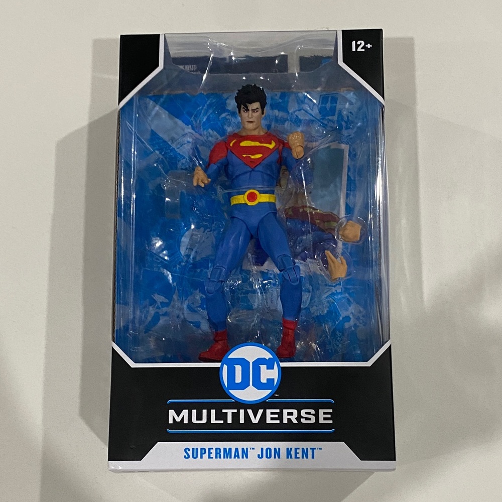 DC Multiverse Superman Jon Kent Action Figure - Blue, Red, Yellow